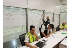 Ejercicio práctico de Value Stream Mapping (VSM) — taller Lean Six Sigma, Instituto Superant®. Mapeo de flujo de valor con equip